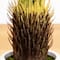 30in. UV Resistant Artificial Cycas Palm Tree in White Decorative Planter (Indoor/Outdoor)